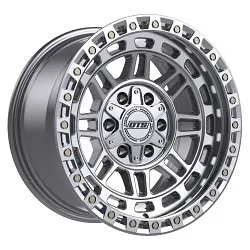 DROPSTARS TRAIL SERIES 603MS 17X9 SILVER WITH MACHINED FACE